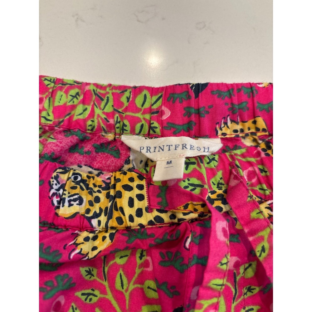 Printfresh Bagheera Short Sleep Set Raspberry Pink Leopard Organic Cotton M - Picture 7 of 8